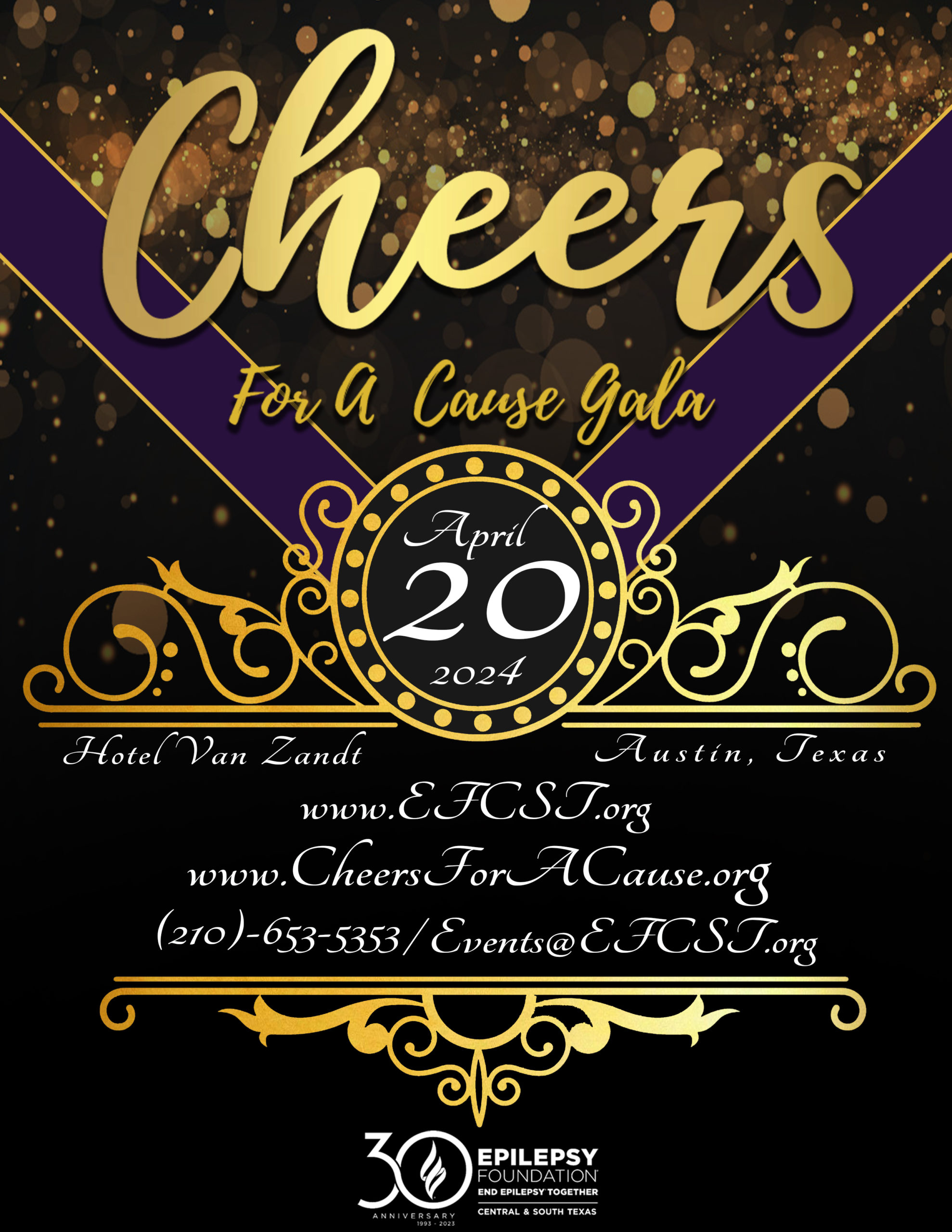 Cheers for a Cause Gala Epilepsy Foundation Central & South Texas