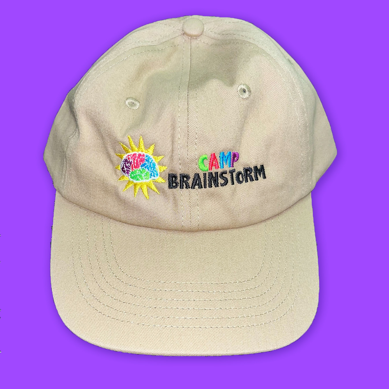 2025 Camp Brainstorm Hat Tan